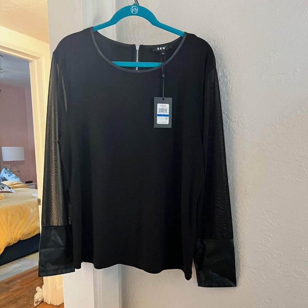 NWT DNKY Blouse Size XL